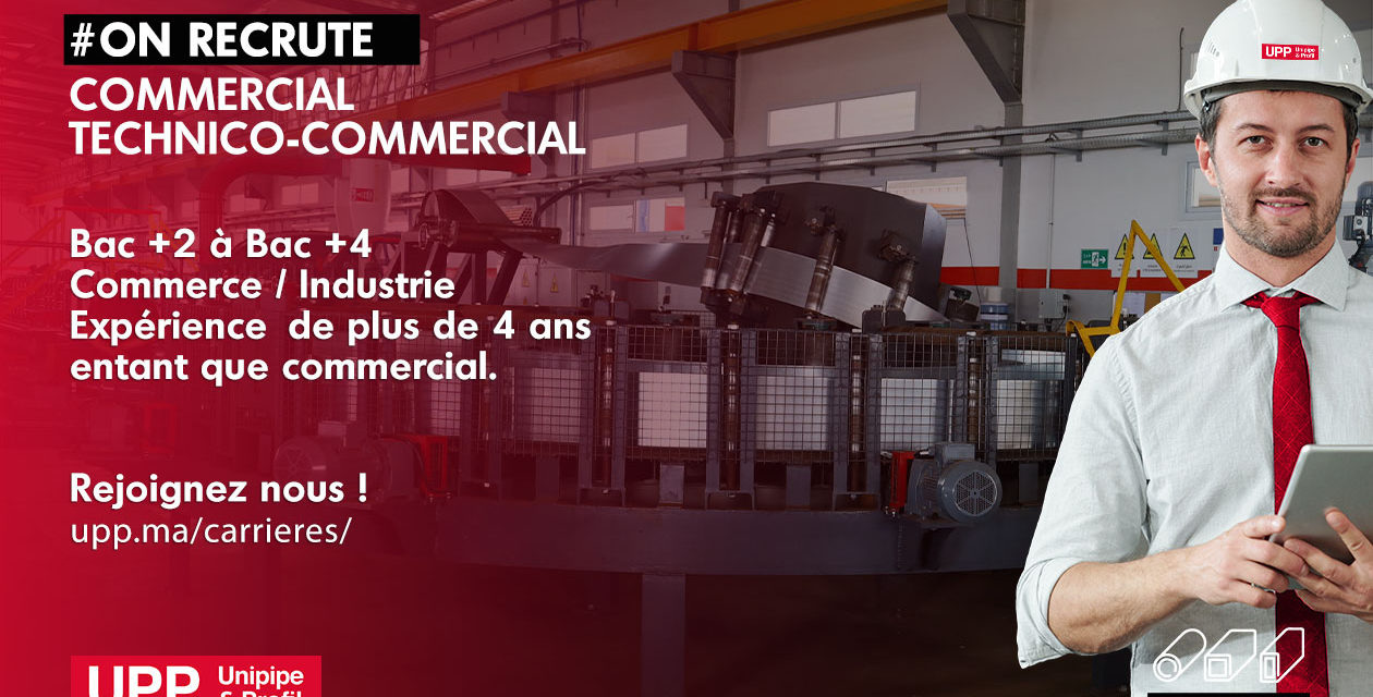 Offre d’emploi Commercial Technico-commercial